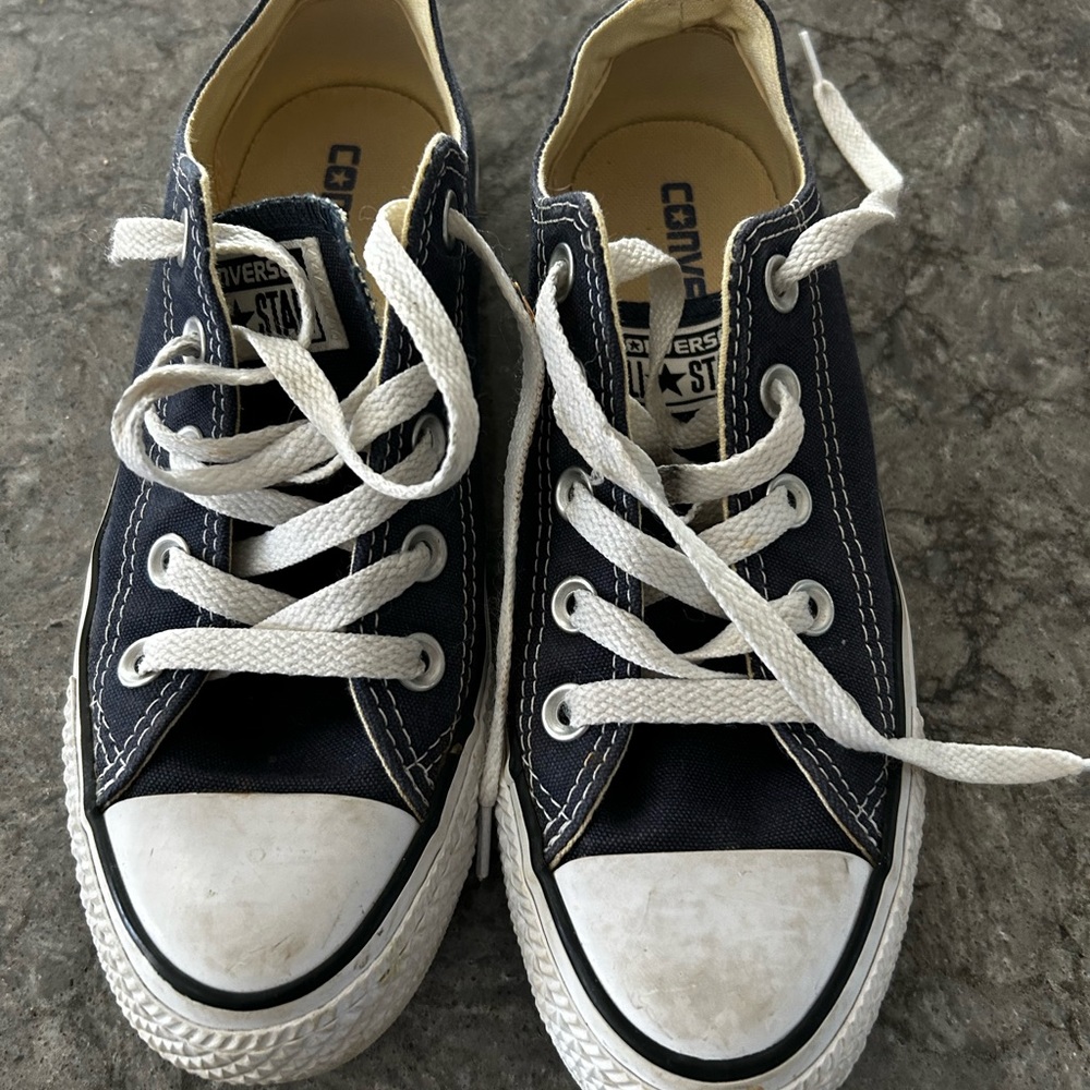 Converse Blue and White Sneakers